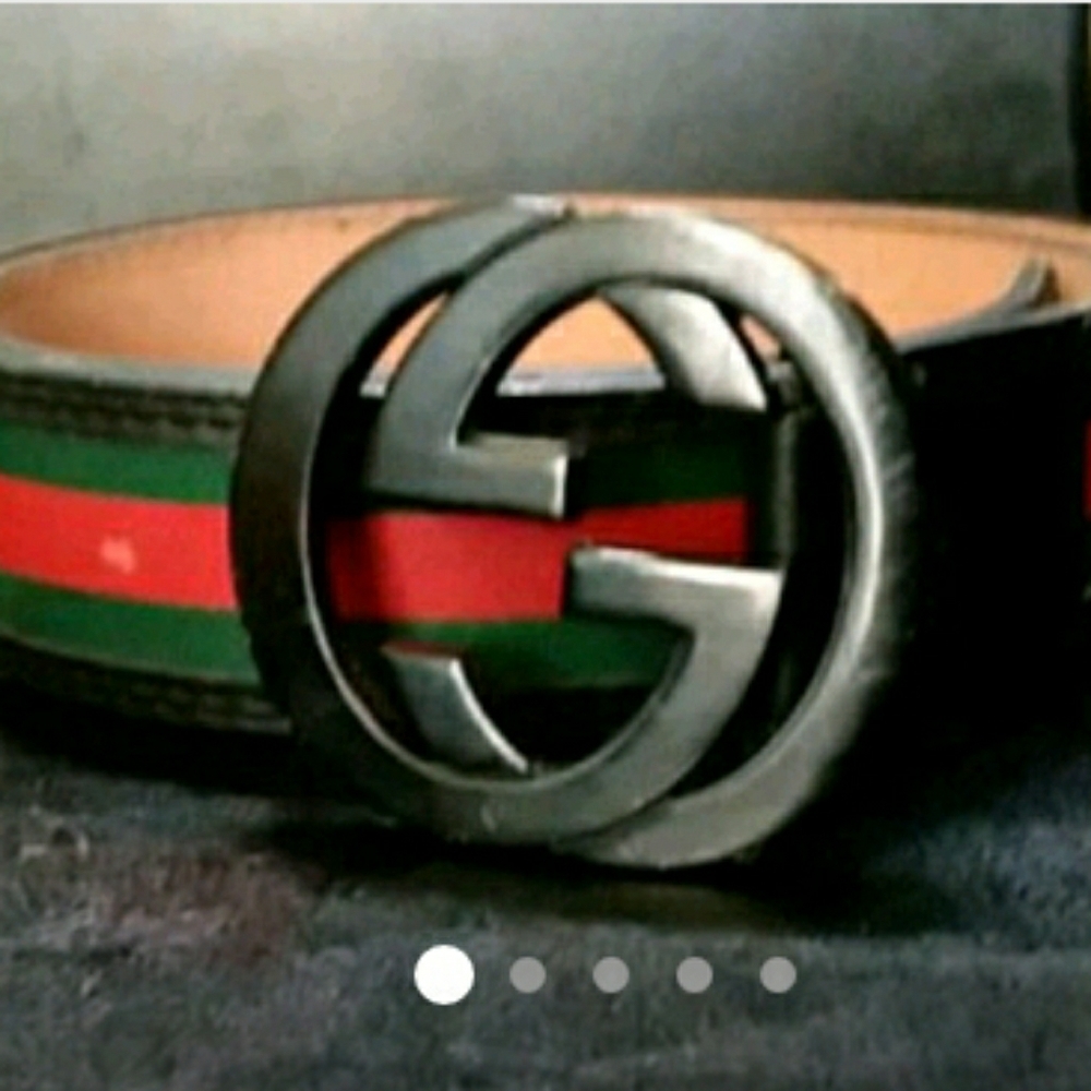 A Gucci designer belt